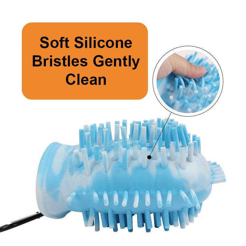 PetSimpler 2-in-1 Pet Paw Cleaner and Bath Mitt