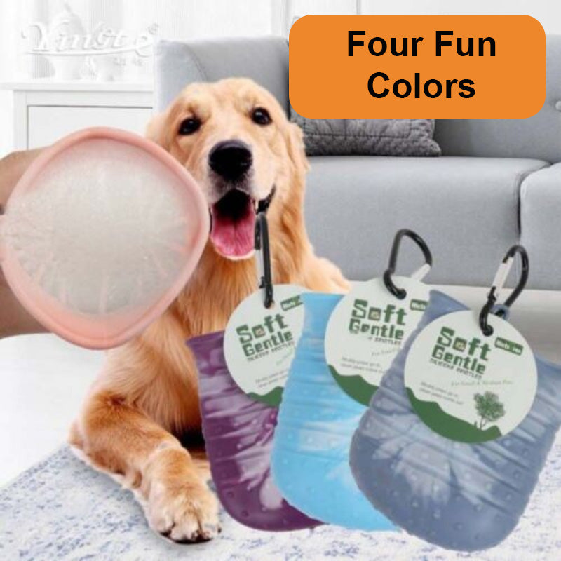 PetSimpler 2-in-1 Pet Paw Cleaner and Bath Mitt