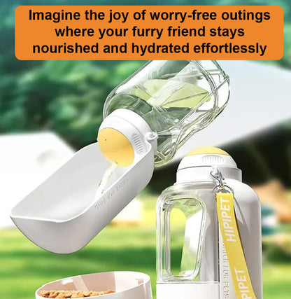 PetSimpler HydroSnack™  Portable Pet Water and Food Dispenser